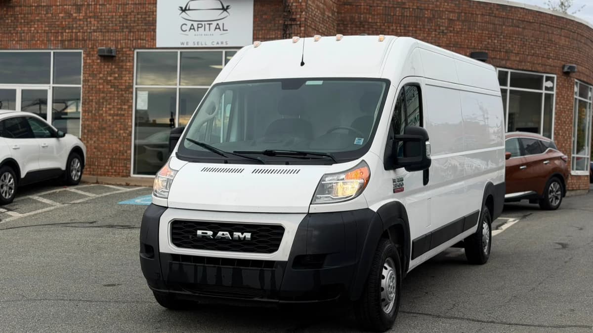 2019 RAM ProMaster 3500 Cargo Van High Roof Ext 159" WB
